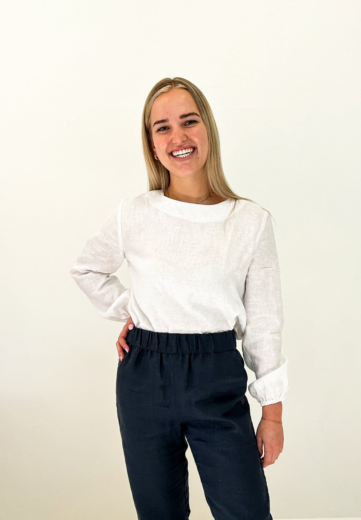 Cleo Linen Top
