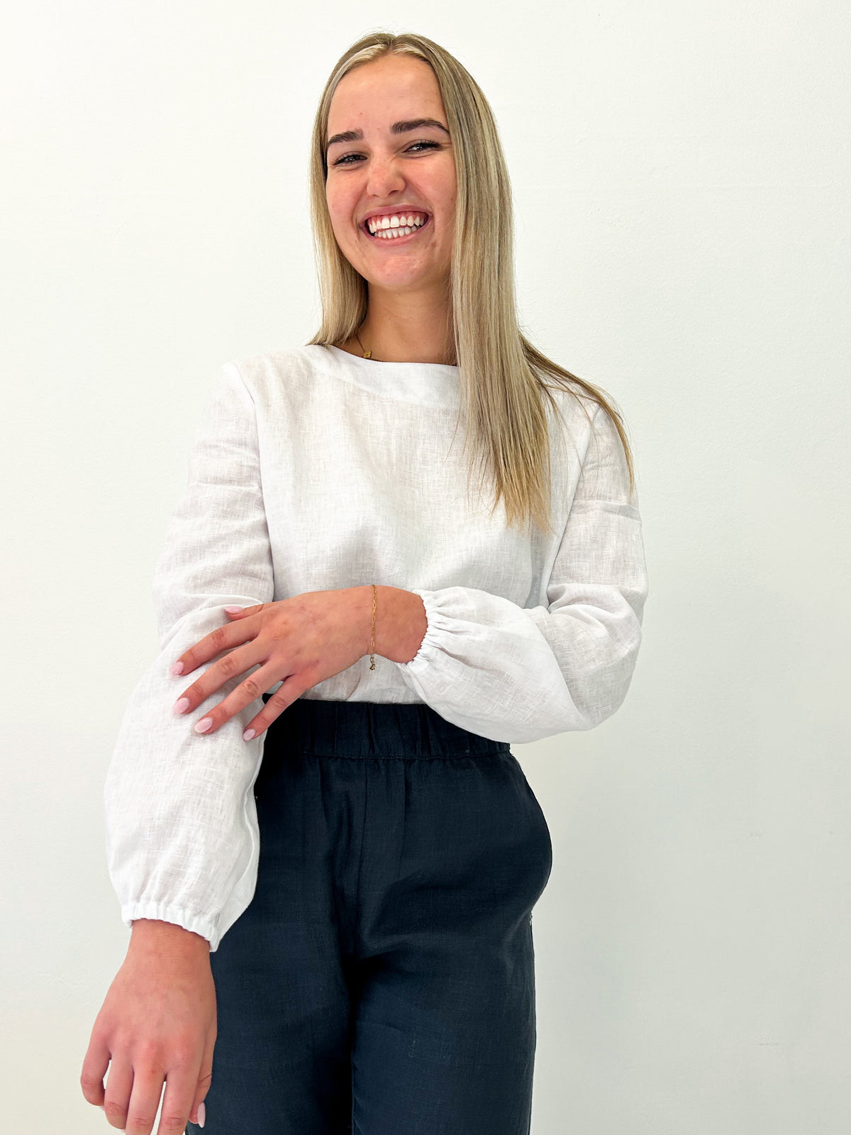 Cleo Linen Top