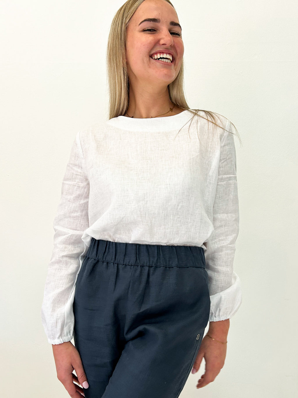 Cleo Linen Top