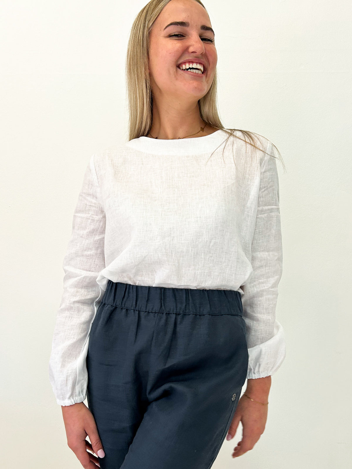 Cleo Linen Top